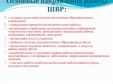 Основные принципы работы системы приоритетов