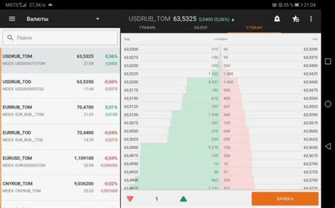 Основные принципы работы со стаканом в Тинькофф Инвестиции