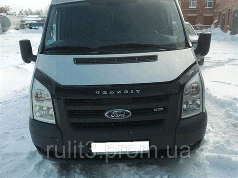 Основные шаги при открытии капота на Ford Transit 2004 года