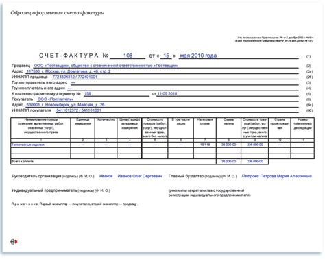 Ответственность за оформление счета фактуры на аванс