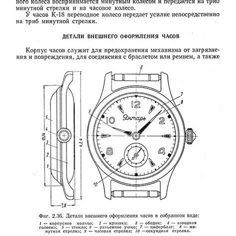 Откройте корпус часов