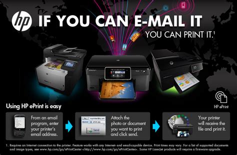 Открытие программы HP ePrint