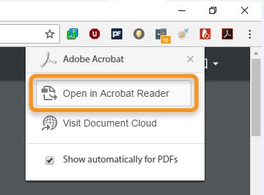 Открытие Adobe Acrobat