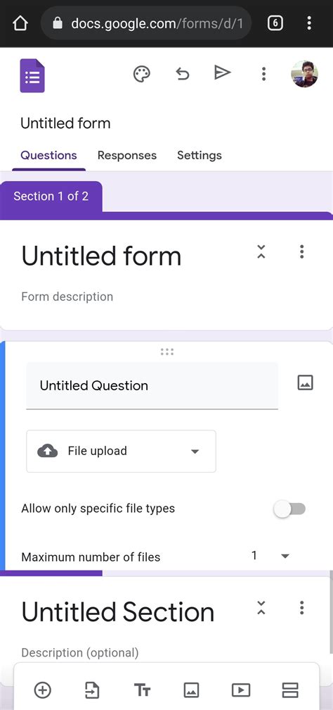 Открыть Google Forms