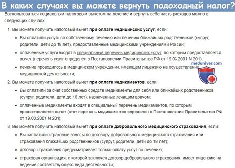 Оформление документов для налогового вычета