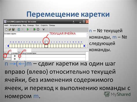 Перемещение каретки в позицию замены картриджей