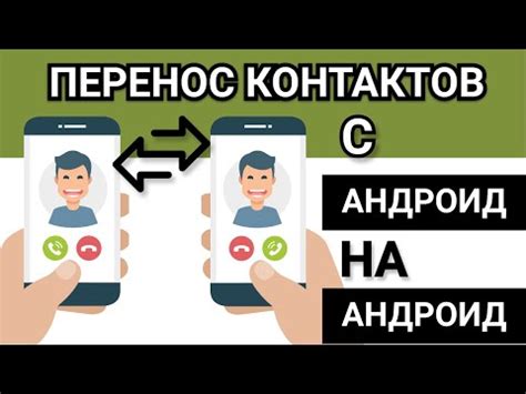 Перенос контактов на новый телефон