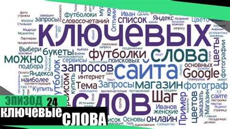 Подбор перечня ключевых слов