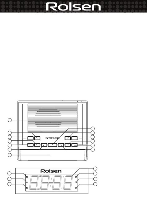 Подготовка к настройке электронных часов Rolsen CR 130W