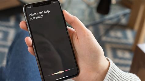 Подготовка к настройке Siri на iPhone 11