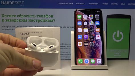 Подготовка наушников AirPods для подключения