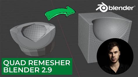 Подготовка перед установкой движка Quad Remesher в Blender