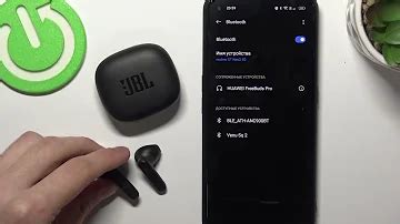 Подключение беспроводных наушников JBL к устройству