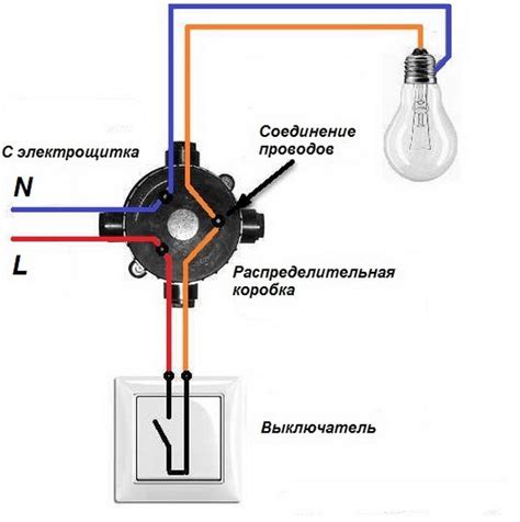 Подключение выключателя к проводу