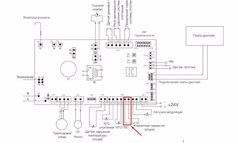 Подключение датчика температуры к котлу отопления