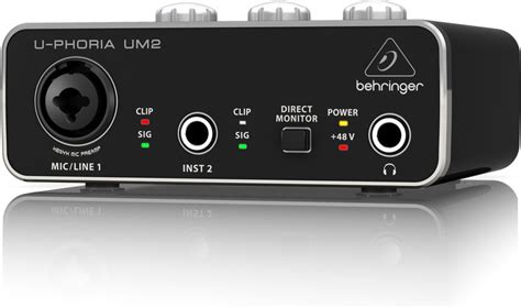 Подключение звуковой карты Behringer UMC22 к компьютеру