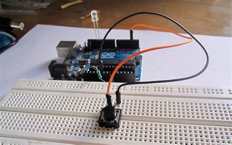 Подключение кнопки к Arduino