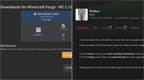 Подключение мода через Minecraft Forge