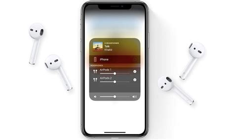 Подключение наушников AirPods к iPad