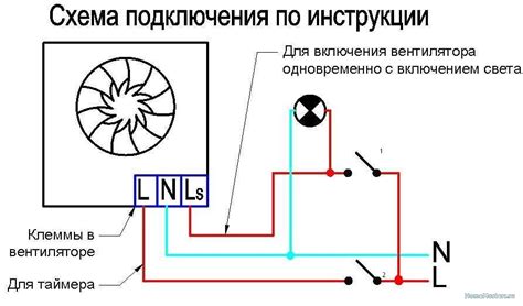 Подключение проводов вентилятора