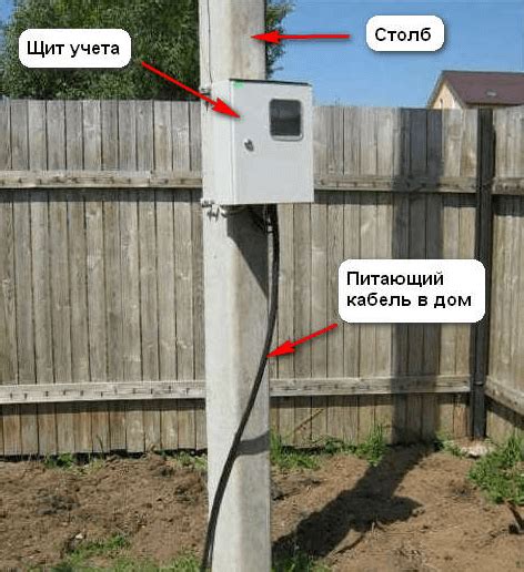 Подключение участка к электричеству без дома