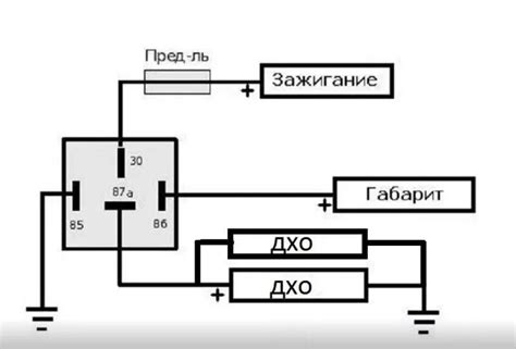 Подключение ходовых огней с поворотниками