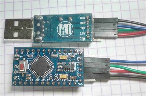 Подключение Arduino Tiny к компьютеру