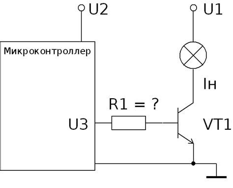 Подключение NPN транзистора