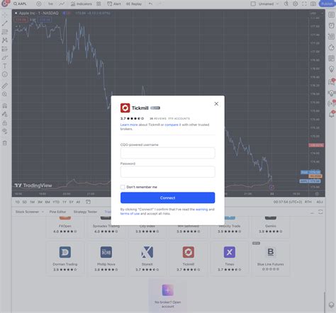 Подключение Tickmill к TradingView: инструкция