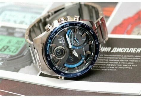 Подсветка дисплея в календаре Casio Edifice