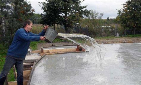 Поливка горячей водой