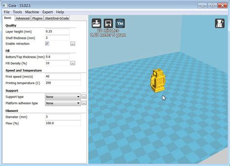 Понятие и особенности Cura для 3D принтеров