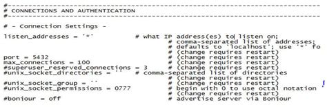 Порт PostgreSQL