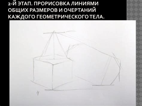 Построение базовых очертаний и формы тела нуба