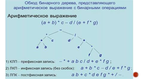 Построение деревьев