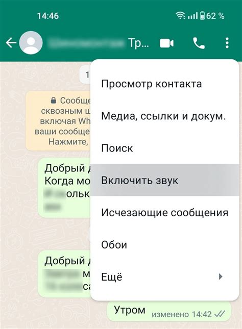 Почему важно включить звук чата в WhatsApp