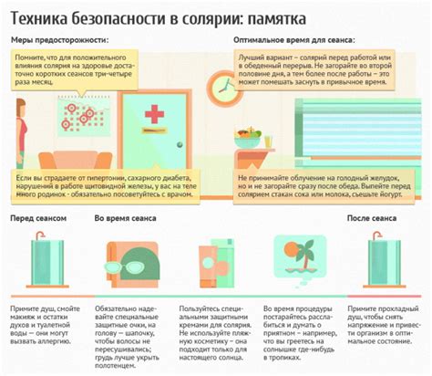 Правила безопасного посещения солярия