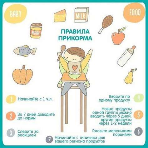 Правила первого кормления