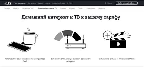 Преимущества домашнего интернета Теле2