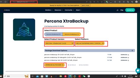 Преимущества использования xtrabackup