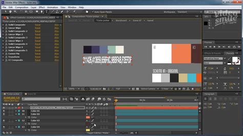 Применение цветовых фильтров в After Effects