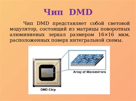 Применение DMD матрицы