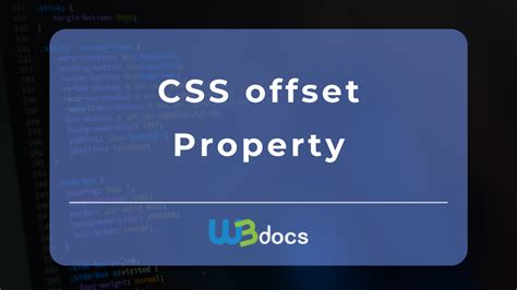 Применение offset в CSS