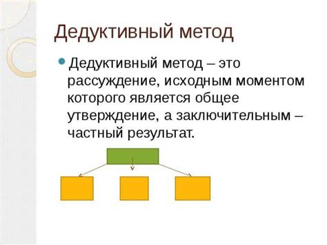 Пример 1: Дедуктивное рассуждение в математике