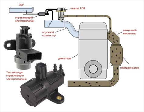 Принцип работы системы ЕГР на турбодизеле
