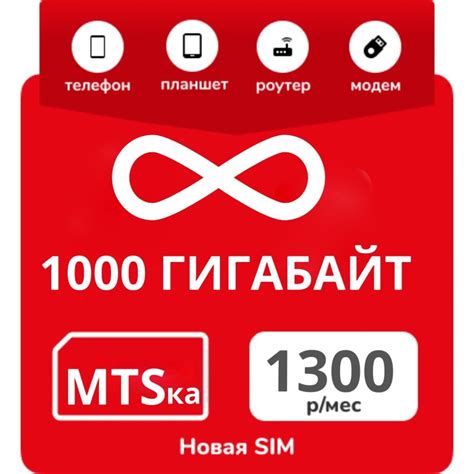 Приобрести SIM-карту МТС безлимитный тариф