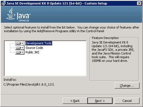 Проверка системных требований и установка Java Runtime Environment