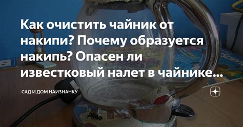 Профилактика налета в чайнике