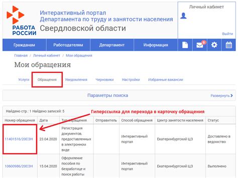 Работа через официальный сайт