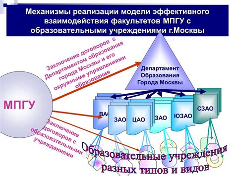 Раздел 5: Взаимодействие с образовательными учреждениями